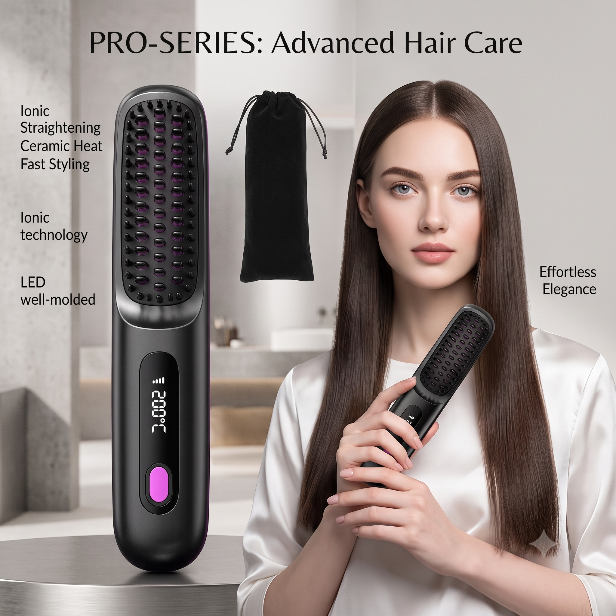 Arvox Cordless Hair Straightening Brush