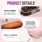 Arvox Cordless Hair Straightening Brush