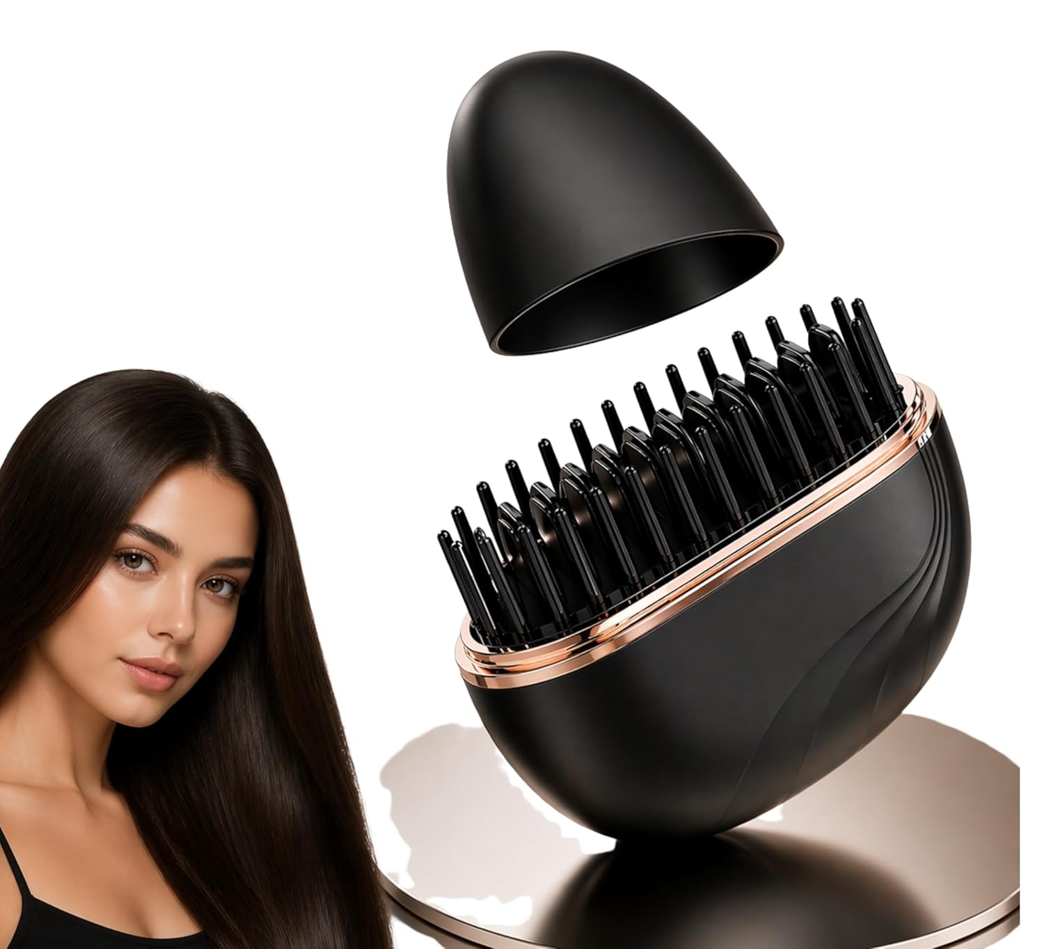 Portable Mini Wireless Hair Straightening Comb –