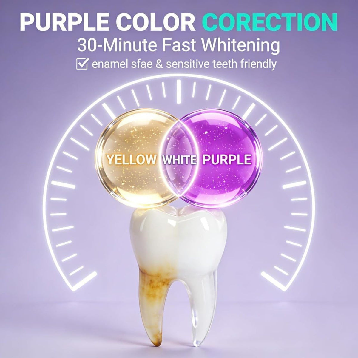 Purple Teeth Whitening Strips